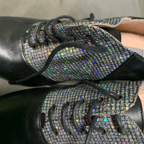 SJP Sarah Jessica Parker sparkly bootie heels - Picture 3 of 6